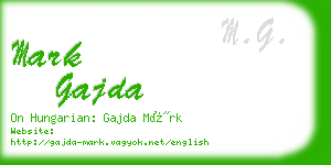 mark gajda business card